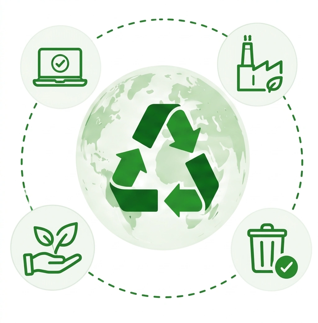 Global Recycling Sustainability Cycle