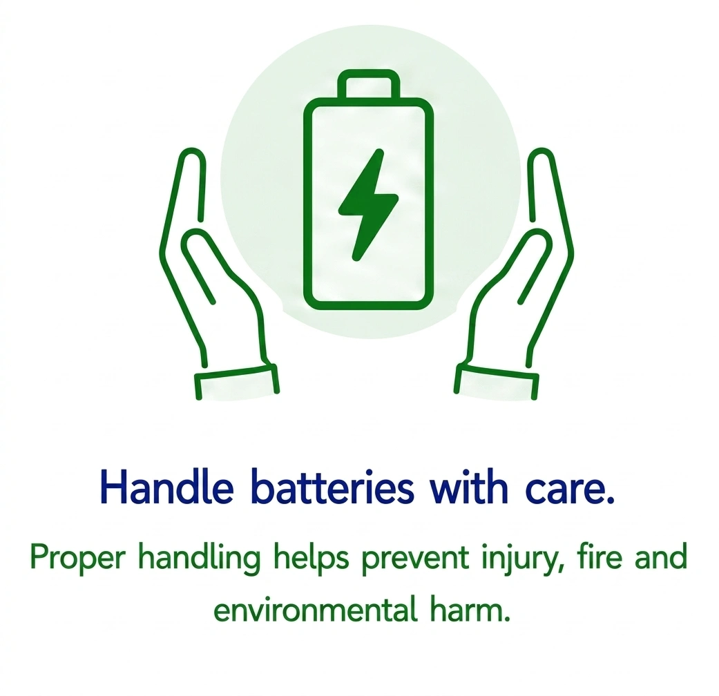 battery safety handling